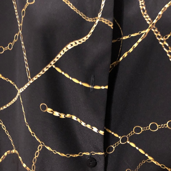Beautiful chain blouse black - Picture 2 of 5